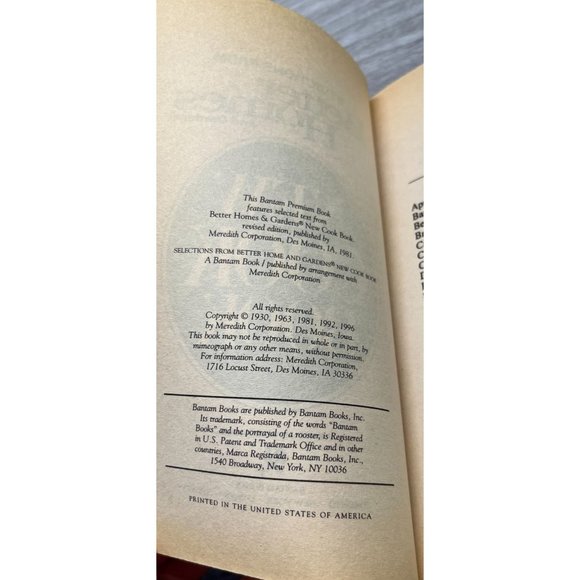 Better Homes and Gardens Selections From New Cook Book Pocket Recipes 1996 - Picture 5 of 7